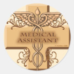 Name-AssistenzarztCaduceus Sticker