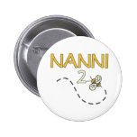 Nanni 2 Biene Anstecknadelbuttons