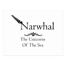 Narwhal Postkarte