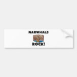 Narwhals Felsen Auto Sticker
