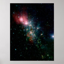 NASAs chaotische Stern-Geburt Plakat