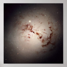 NASAs NGC1316 Galaxie Poster