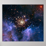 NASAs NGC3603 Sternhaufen Plakate