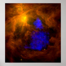 NASAs Röntgenstrahl Weihnachtsmann in Orion Posterdruck