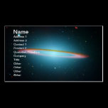 NASAs Sombrero-Galaxie visitenkarten