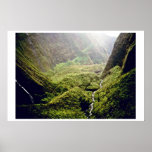 Nasseste Stelle auf Erde (365 Tage Regen) - Kauai Posterdrucke