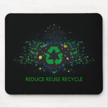 Natur recycelt mauspad