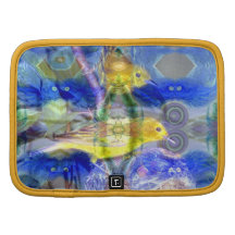 Natur-Reflexionen I - Gold u. blaue Vögel Mappen
