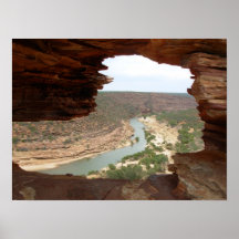 Nature's Window in Kalbarri National Park Plakat