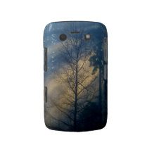 Nebelhafter Wald im Nebel-Natur-Landschafts-BlackB Blackberry Case