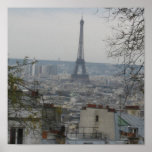 Nebelhaftes Paris Plakat
