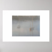 Nebeliger Morgen Posterdruck