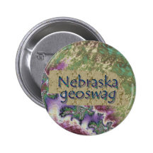 Nebraska Geoswag Swags Geocaching Geschenk-Schatz Buttons