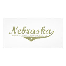Nebraska-Revolutions-T-Shirts Personalisierte Photo Karte