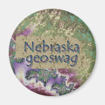 Nebraska-Staat Geocaching liefert Magneten Geoswag