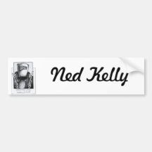 Ned Kelly (gewolltes Plakat) Auto Aufkleber
