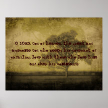Nehemiah 1:5 plakat