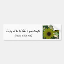 Nehemiah 8:10 auto sticker