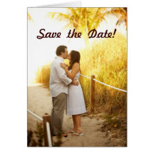 Nehmen Sie 2 - Save the Date! Grußkarte