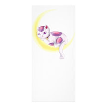 Neko Mond Bedruckte Werbekarten