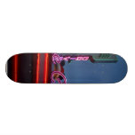 Neonrestaurants eiskalt skateboard brett