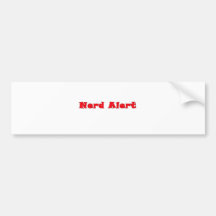 Nerd-Alarm Auto Sticker