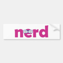 nerd autoaufkleber