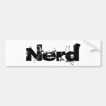 Nerd Autoaufkleber