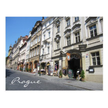 Nerudova Straßen-Postkarte
