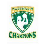Netball verficht Australien Postkarten