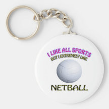 Netballentwürfe Schlüsselanhänger