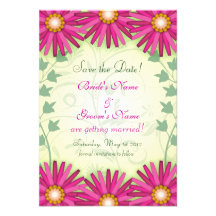 Nette rosa Blumen, die Save the Date Karten Weddin Ankündigungskarten