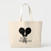 Nettes Maracas Leinentasche