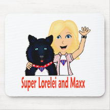 Neue fiktive Helder SuperLorelei und Maxx Mousepad