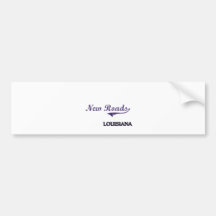Neuer Straßen-Louisiana-Stadt-Klassiker Auto Sticker