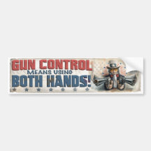 Neues Gewehr berichtigt Gang Auto Sticker
