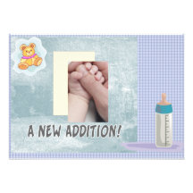 Neues Zusatz-Baby Ankündigung