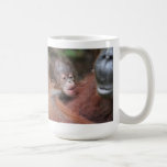 Neugeborene Baby-Orang-Utan Tier-Wohltätigkeit Kaffee Tasse