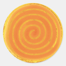 Neun Strahlgelbes gewundenes Sun-Symbol Runde Sticker