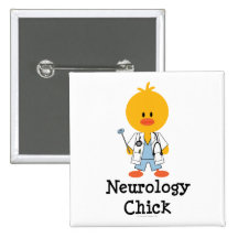 Neurologie-Küken-Knopf Button