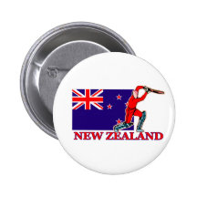 Neuseeland-Kricket-Spieler Button