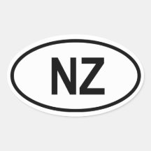 Neuseeland "NZ " Sticker