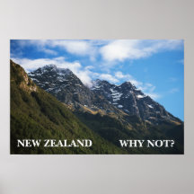NEUSEELAND, WARUM NICHT? POSTERDRUCKE