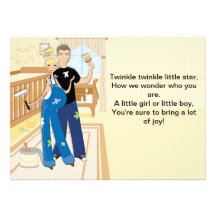 Neutrale Babyparty-Einladung