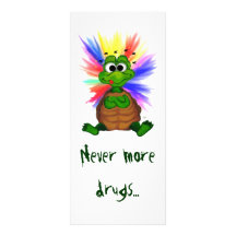 Never more drugs... kartendruck