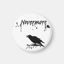 Nevermore Fridge Magnet
