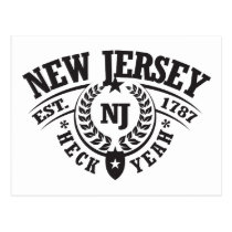 New-Jersey, Mist ja, Est. 1787 postkarten
