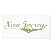 New-Jersey Revolutions-T-Shirts Foto Karten Vorlage