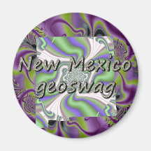 New Mexiko Geocaching liefert Magneten Geoswag