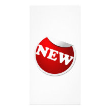New Sticker Photo Card Template